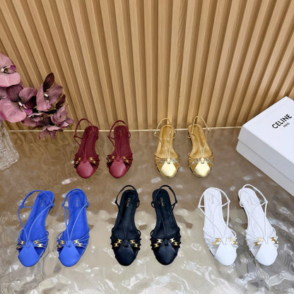Celine 2026 Arc de Triomphe Cocktail Sandal Calfskin 228222