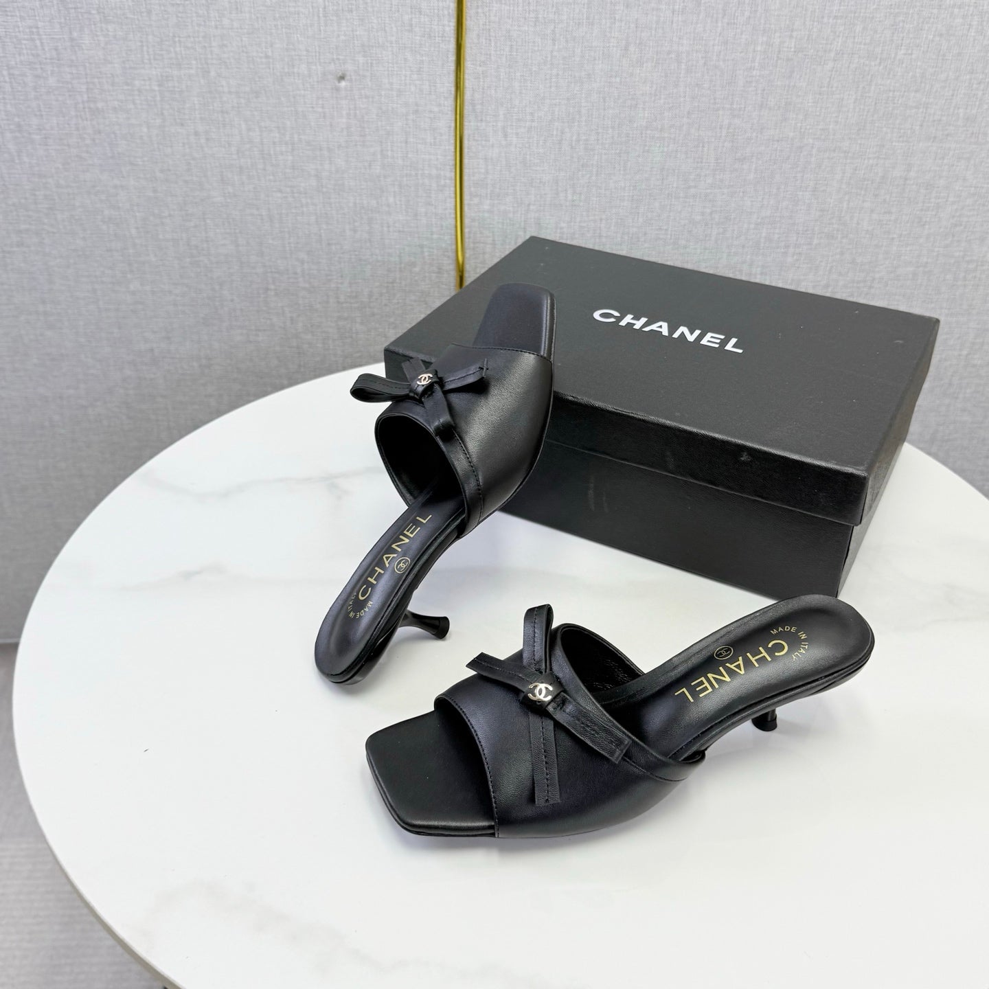 Chanel 2026 Heeled Sandal 35mm Sheepskin 904510