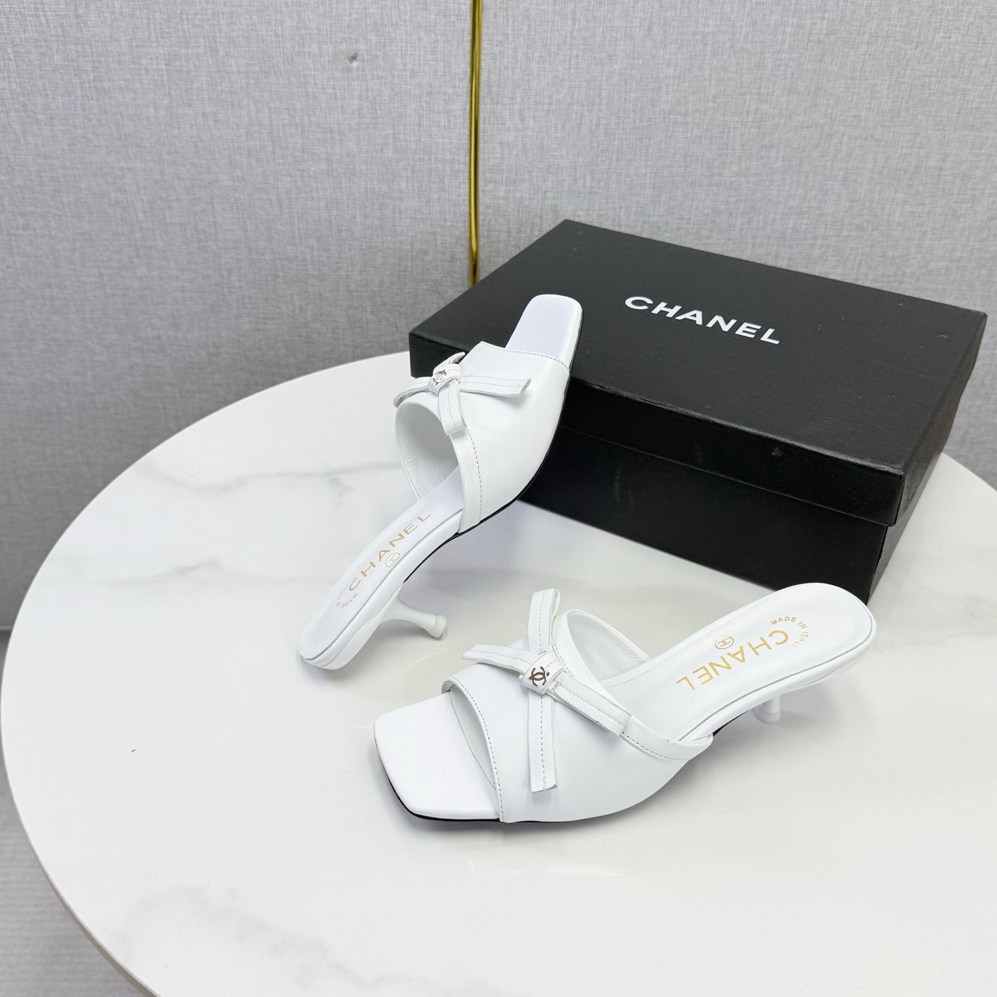 Chanel 2026 Heeled Sandal 35mm Sheepskin 904510