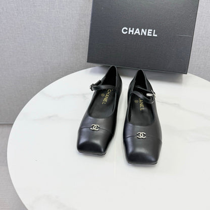 Chanel 2026 Mary Jane Ballet Flat Suede Sheepskin 904515