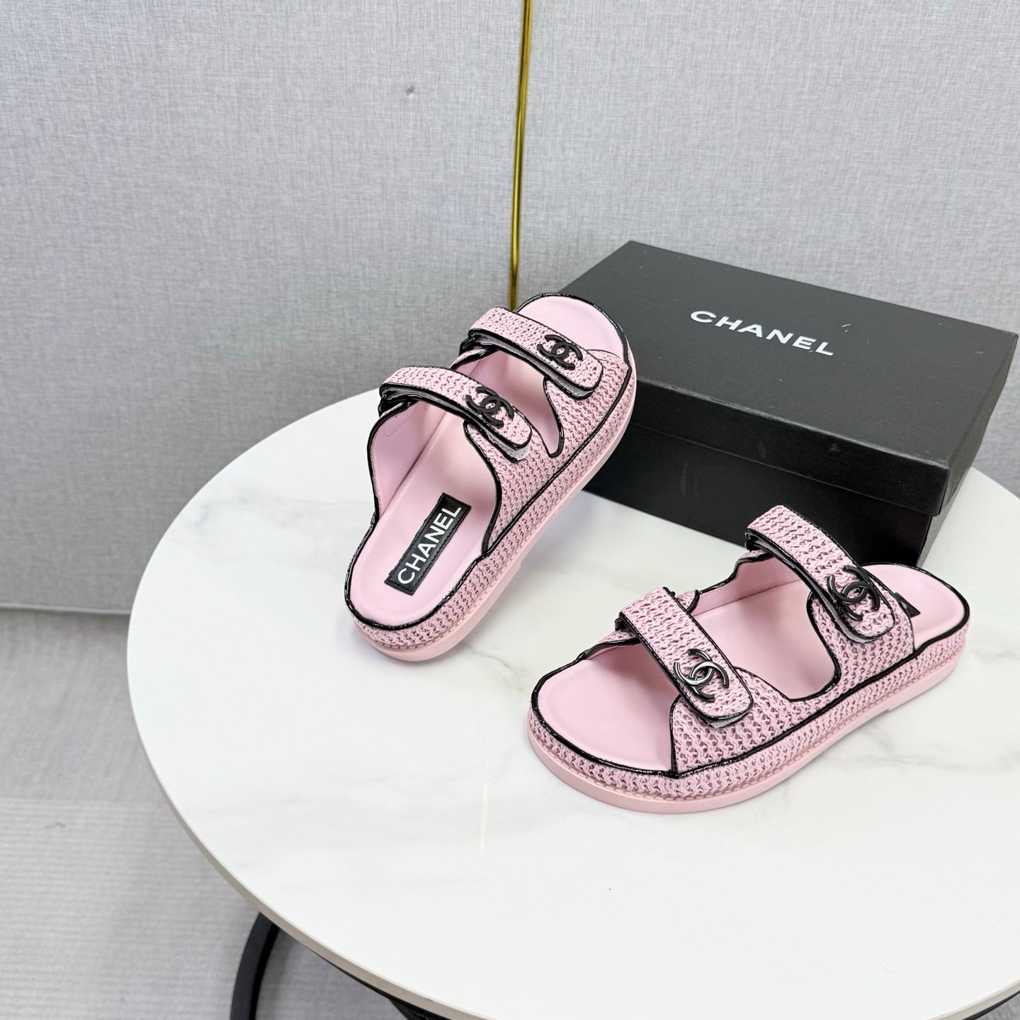 Chanel 2026 Slipper Woven Sheepskin 904539