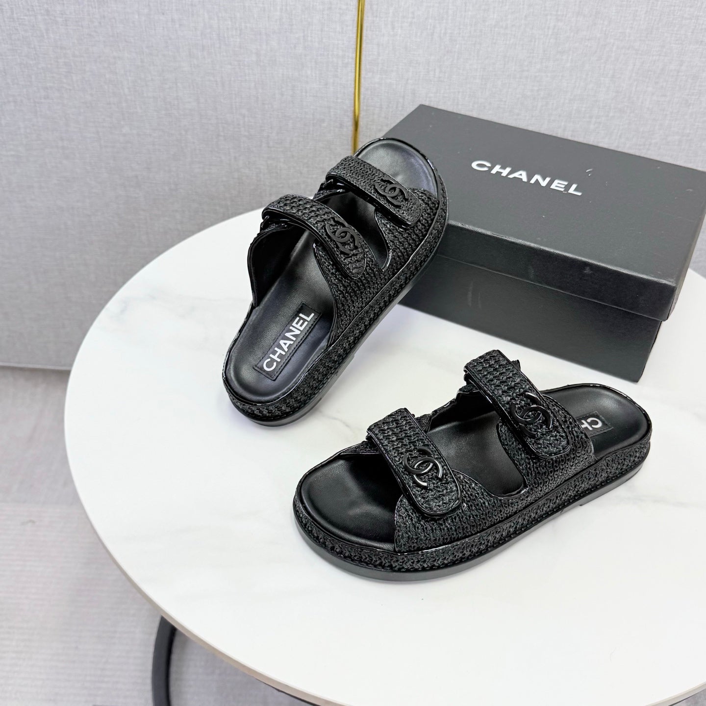 Chanel 2026 Slipper Woven Sheepskin 904539