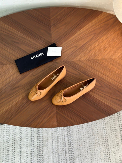 Chanel 2026 Ballet Flat Lambskin And Suede 907860