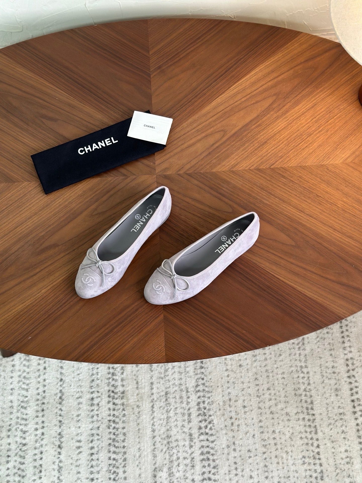 Chanel 2026 Ballet Flat Lambskin And Suede 907860