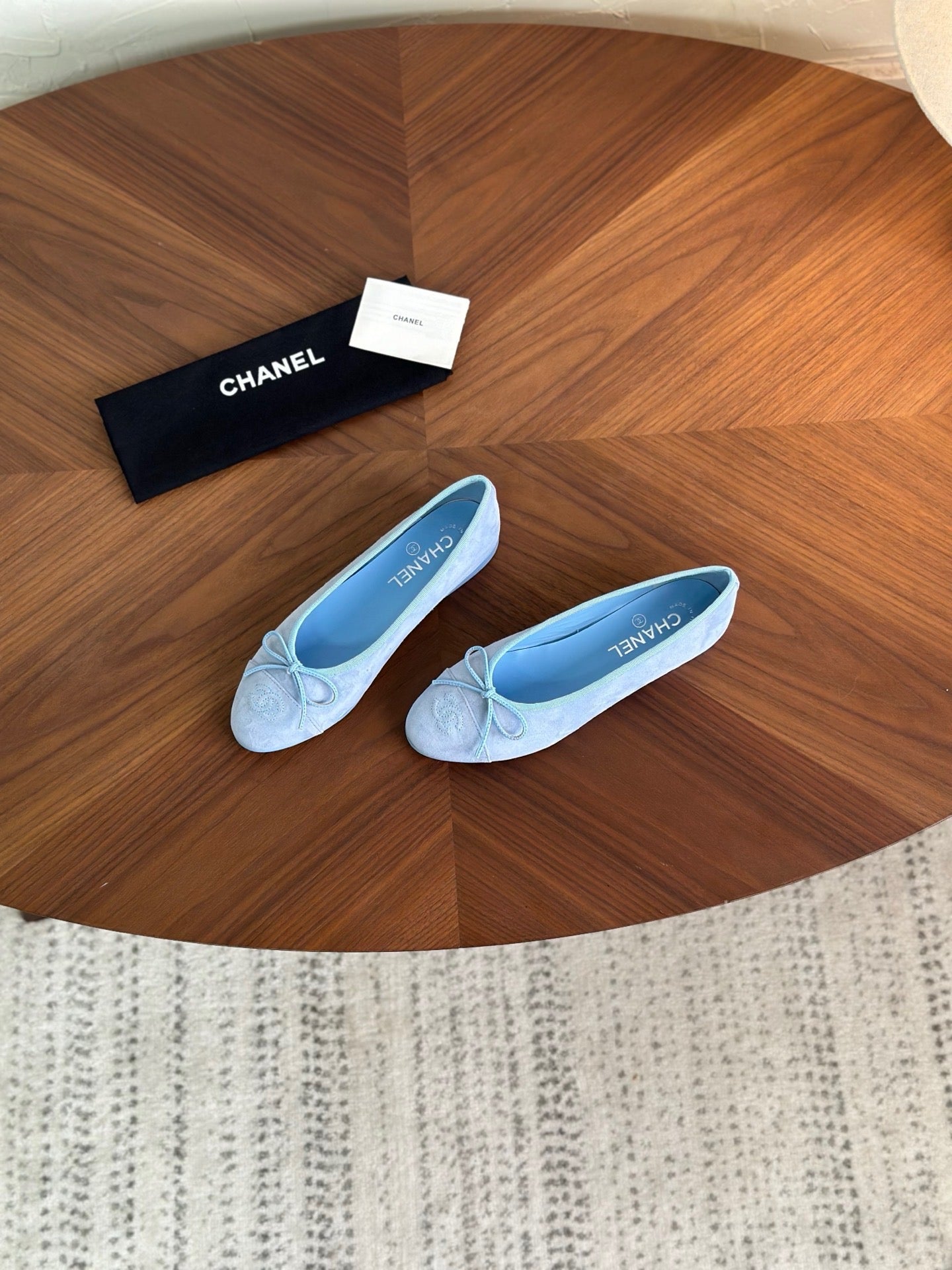 Chanel 2026 Ballet Flat Lambskin And Suede 907860