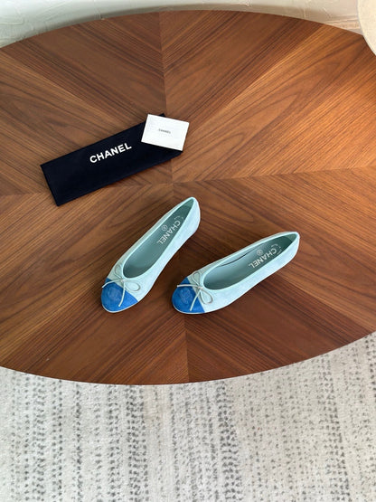 Chanel 2026 Ballet Flat Lambskin And Suede 907860
