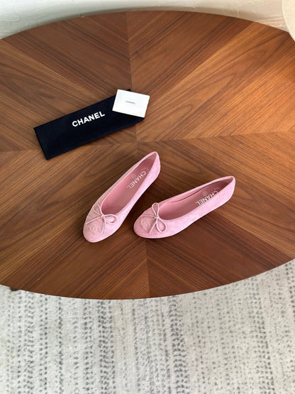 Chanel 2026 Ballet Flat Lambskin And Suede 907860
