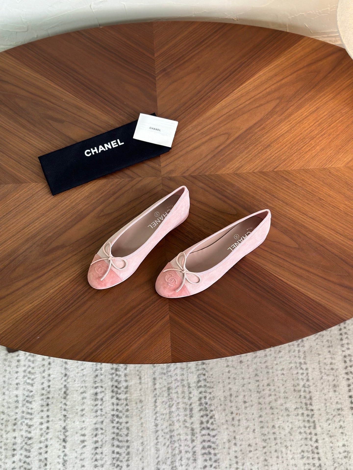 Chanel 2026 Ballet Flat Lambskin And Suede 907860