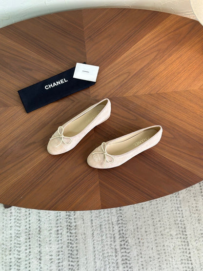Chanel 2026 Ballet Flat Lambskin And Suede 907860