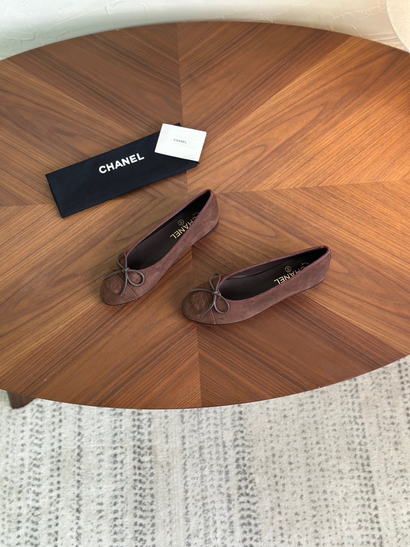 Chanel 2026 Ballet Flat Lambskin And Suede 907860