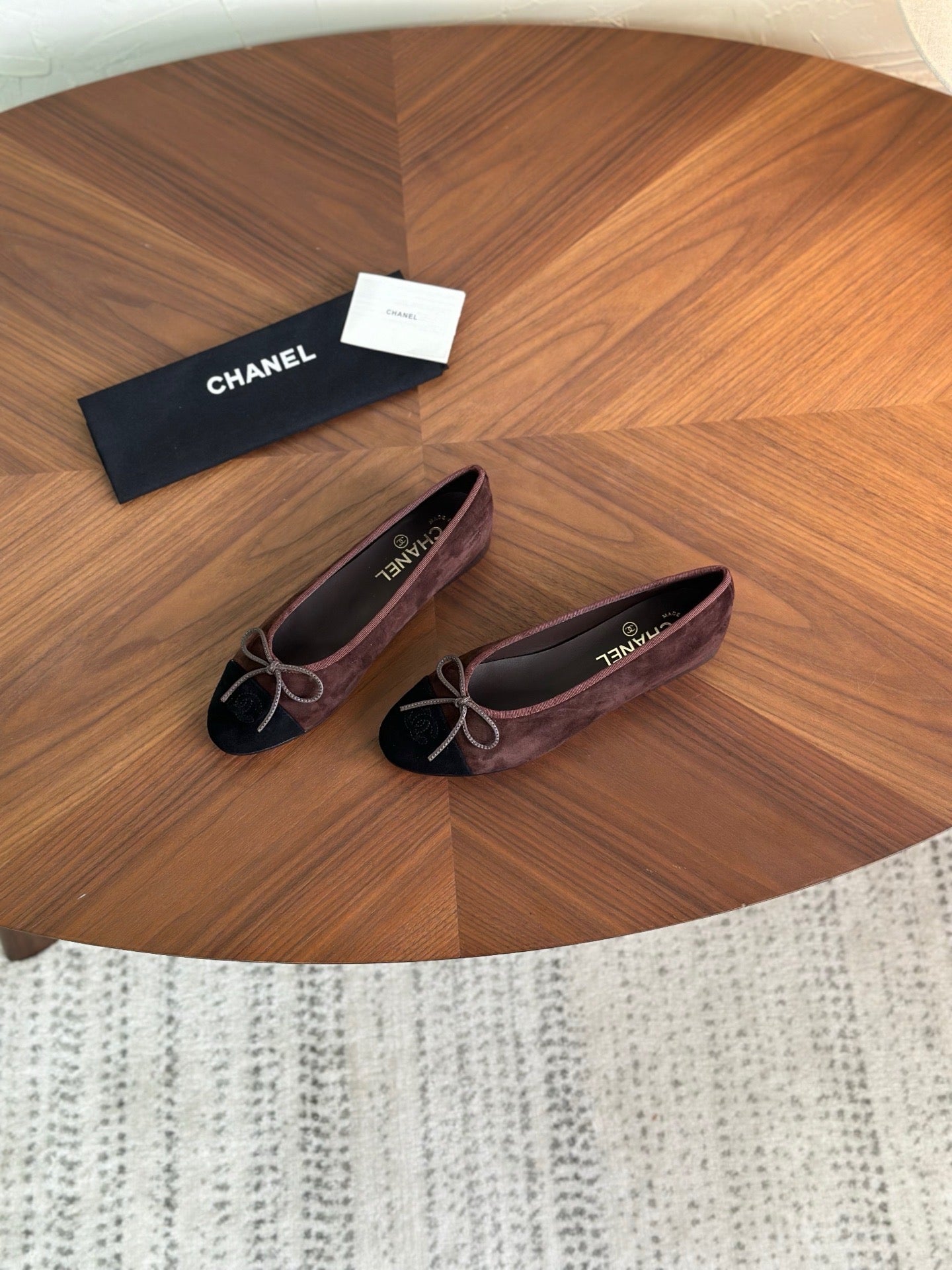 Chanel 2026 Ballet Flat Lambskin And Suede 907860