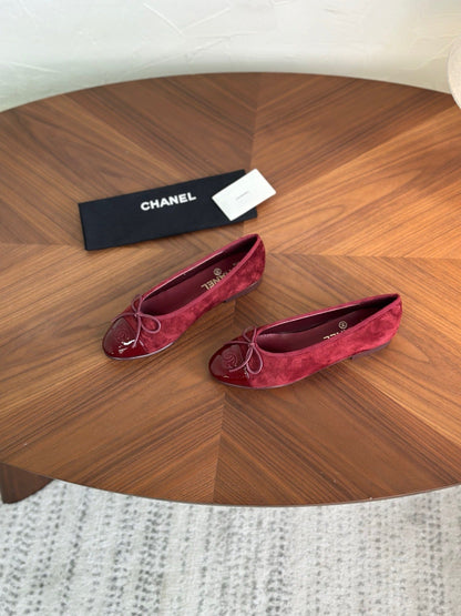 Chanel 2026 Ballet Flat Lambskin And Suede 907860