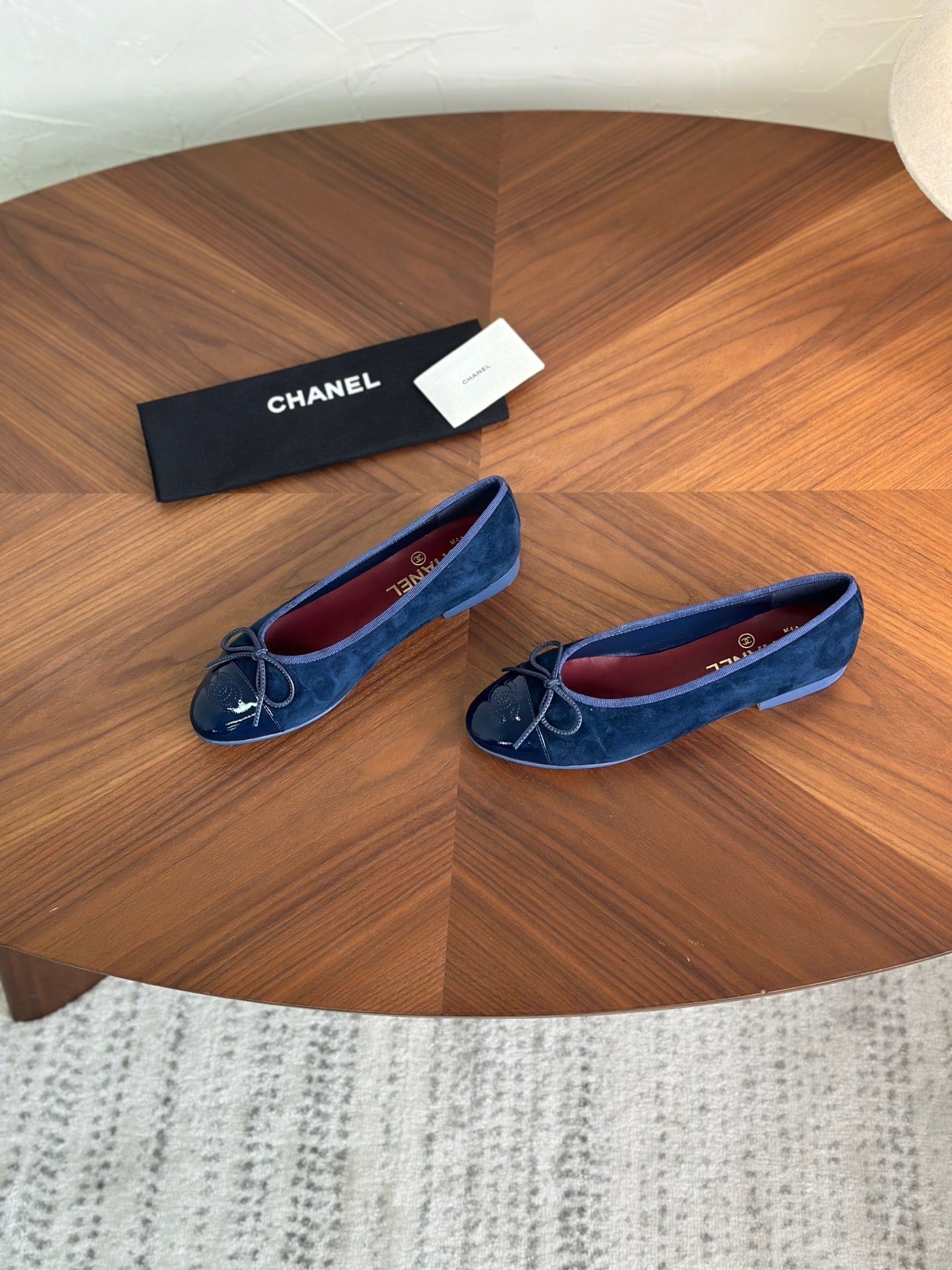 Chanel 2026 Ballet Flat Lambskin And Suede 907860