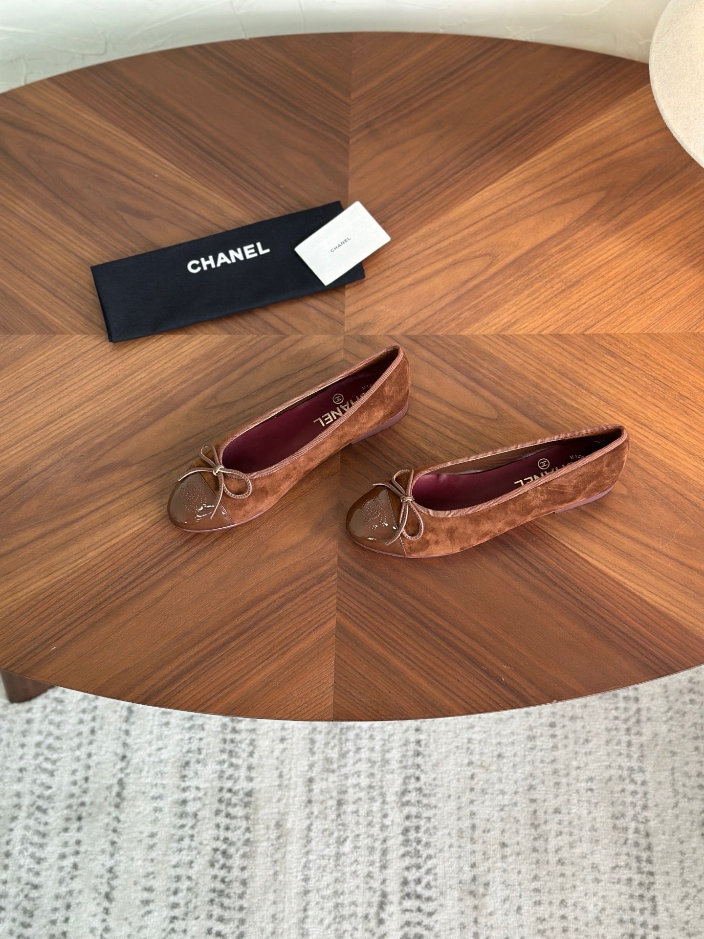 Chanel 2026 Ballet Flat Lambskin And Suede 907860