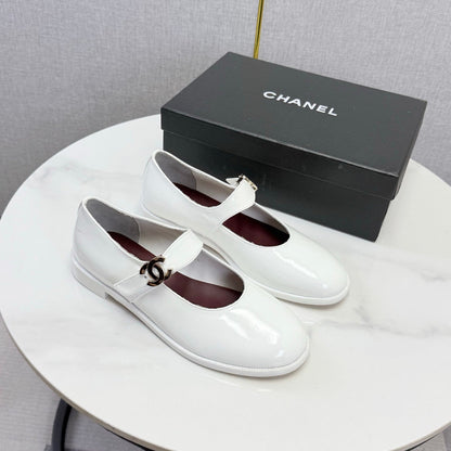 Chanel 2026 Ballet Flat Glossy Leather 904496