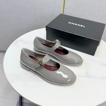Chanel 2026 Ballet Flat Glossy Leather 904496