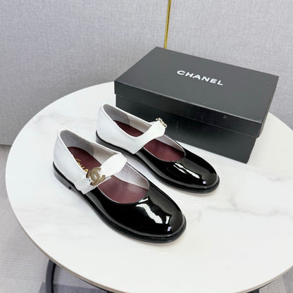Chanel 2026 Ballet Flat Glossy Leather 904496