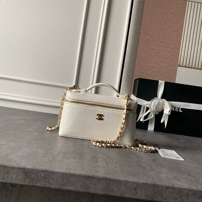 Chanel 2026 Vanity Bag 19.5cm Grained Calfskin