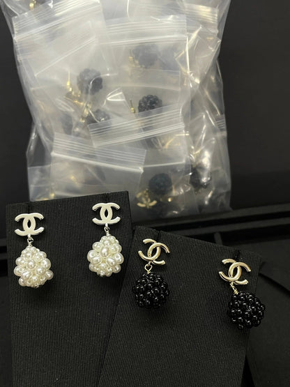 CC Beaded Drop earrings