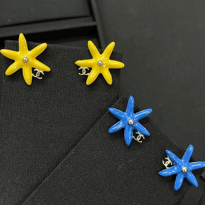 Chanel Starfish Earrings