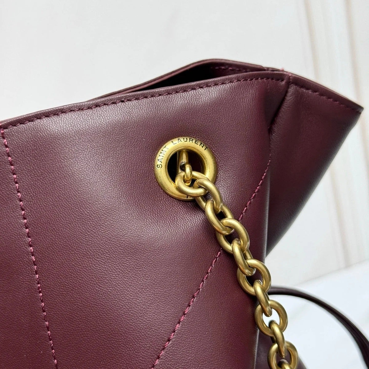 YSL 2026 Jamie Shopping Bag 34cm Suede And Calfskin