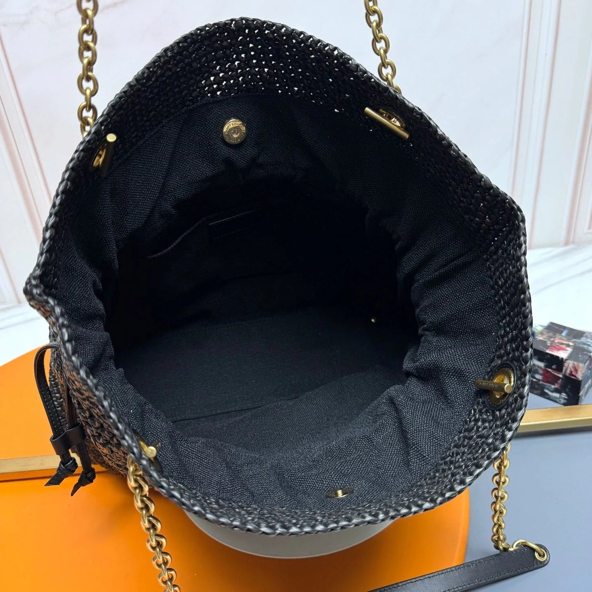 YSL 2026 Jamie Shopping Bag 34cm Suede And Calfskin