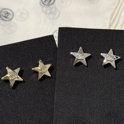 Chanel 2026 Star Double C Small Earrings