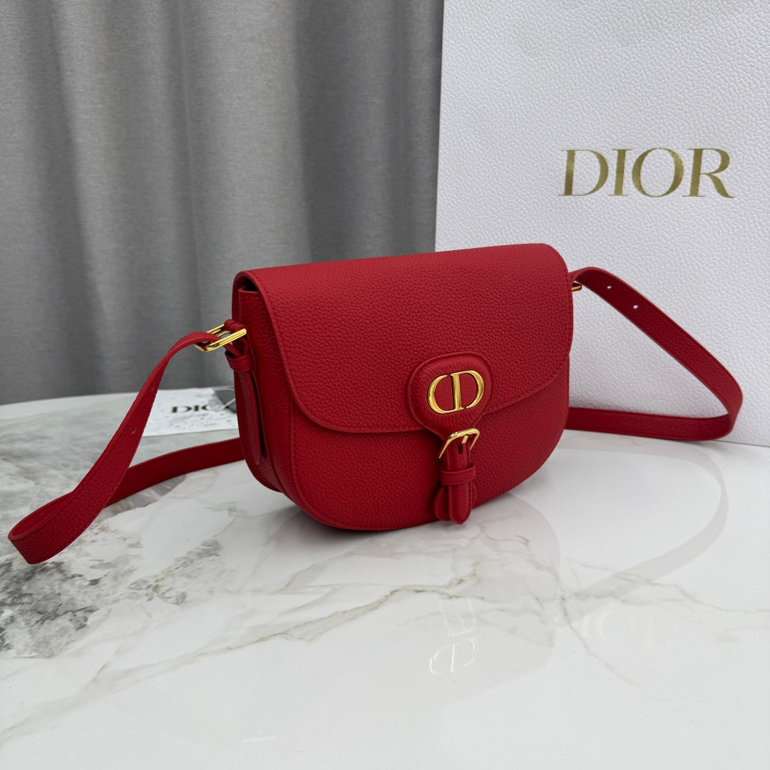 Dior 2026 Bobby Bag 22cm Multicolors Fabric and Grained Calfskin