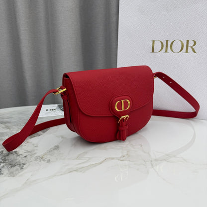 Dior 2026 Bobby Bag 22cm Multicolors Fabric and Grained Calfskin