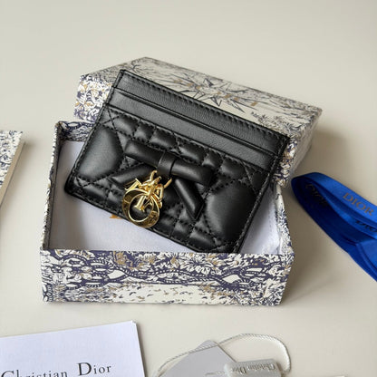 Dior 2026 Freesia Wallet and Card Holder Lambskin 156789