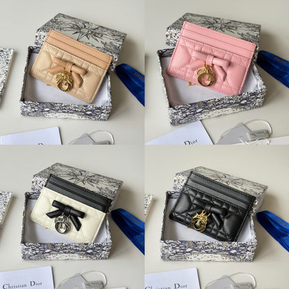 Dior 2026 Freesia Wallet and Card Holder Lambskin 156789