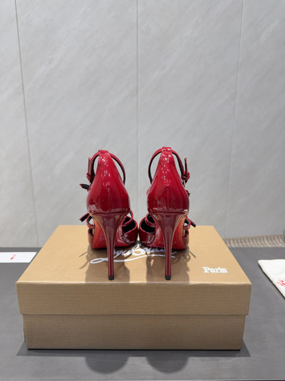 CL 26SS High Heel Pump 100 Red Patent Leather 613871