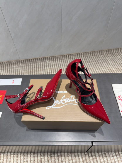 CL 26SS High Heel Pump 100 Red Patent Leather 613871