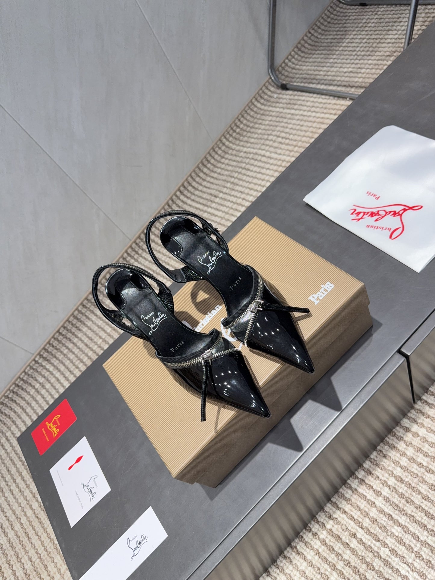 CL 26SS Slingback 100 Black Patent Leather 613787