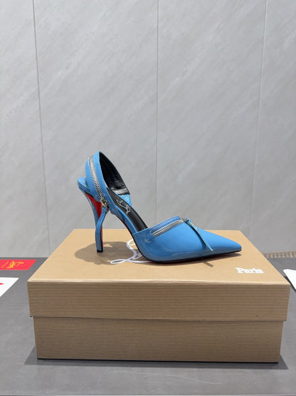 CL 26SS Slingback 100 Blue Patent Leather 613791