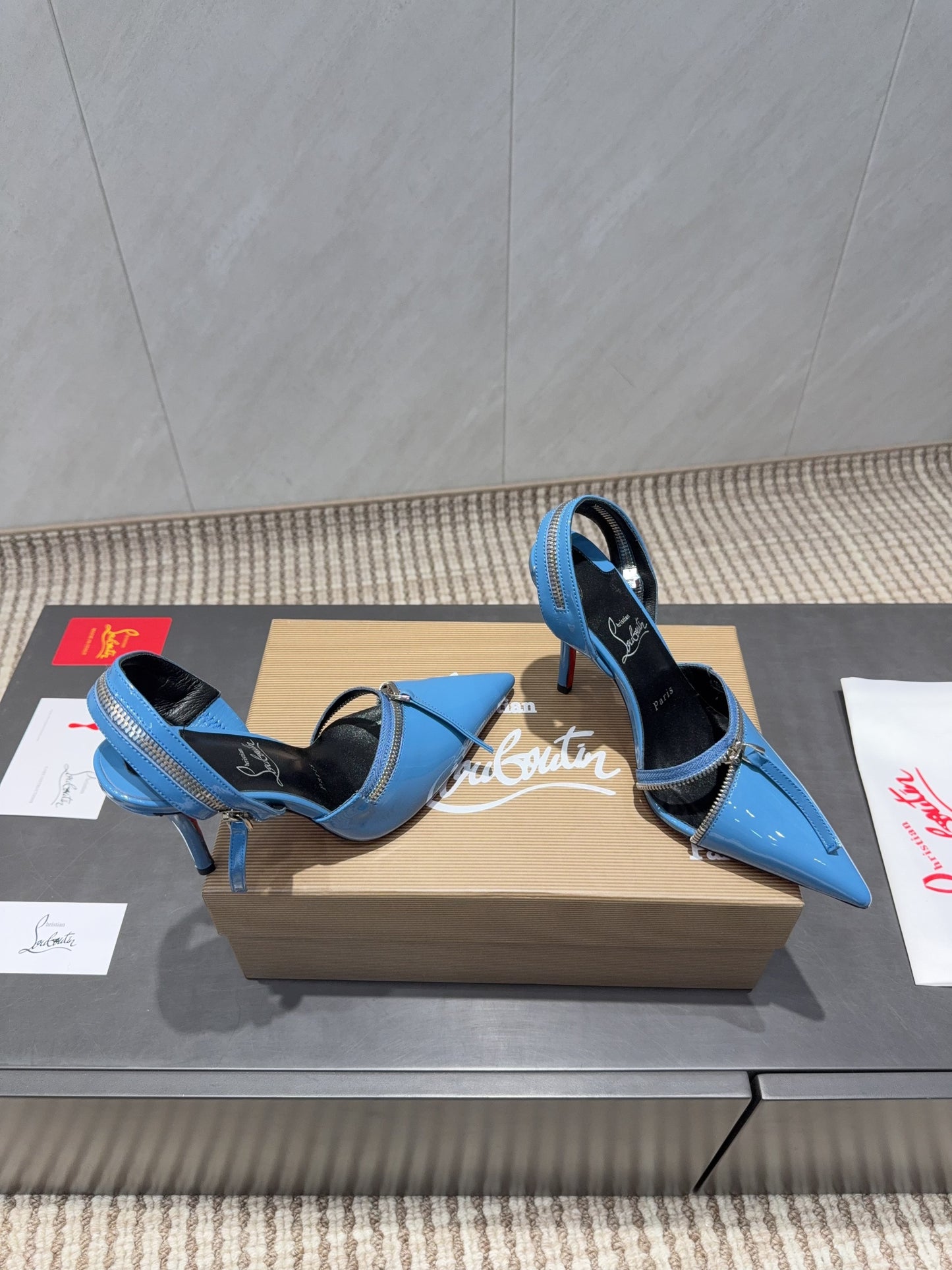 CL 26SS Slingback 100 Blue Patent Leather 613791