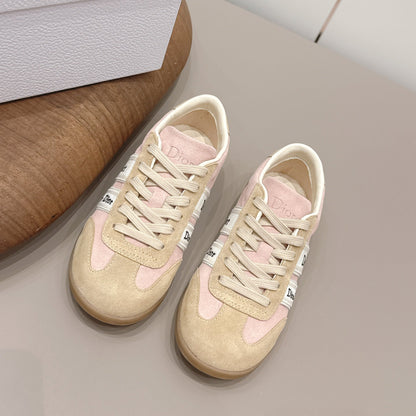 CD 26A Casual Sneakers Beige Light Pink Suede 739338
