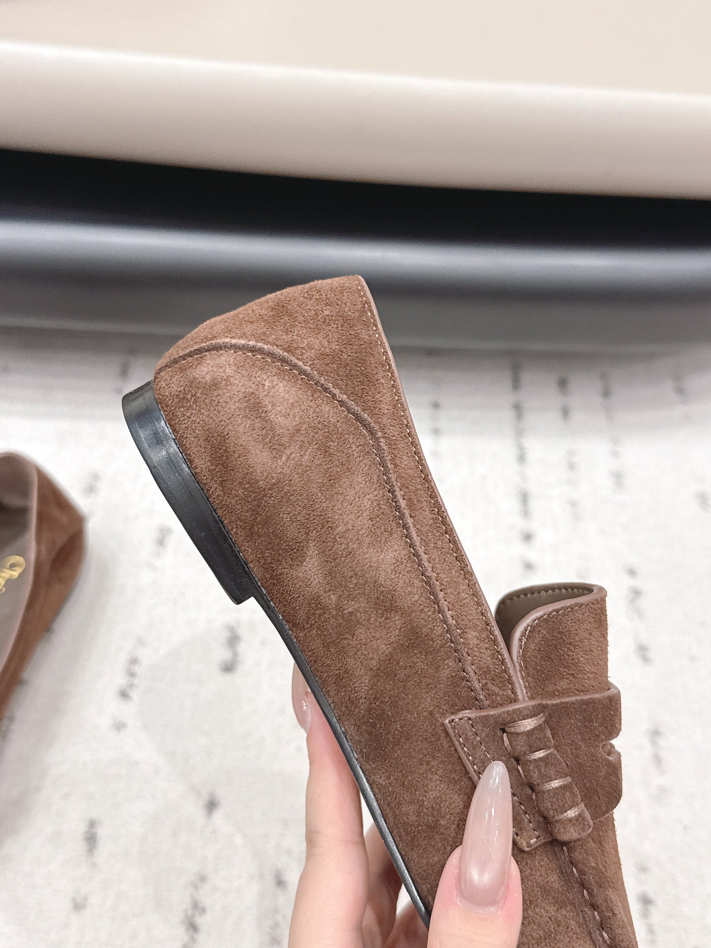 CD 26A Loafers Black Suede Leather