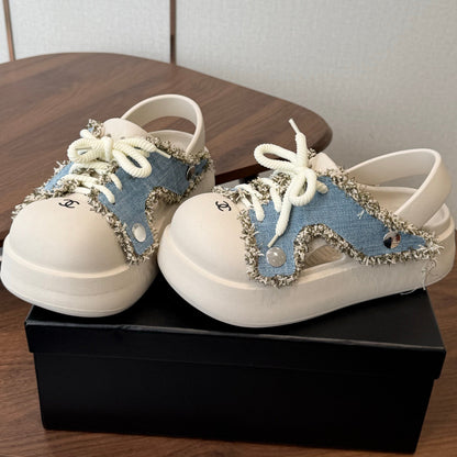 Chanel 2026 Platform Sandals Original Rubber Tweed 833954