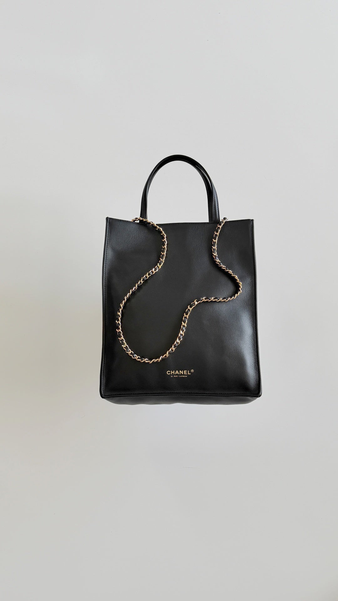 CC Métiers d’art 2026 Small Shopping Bag Black Calfskin