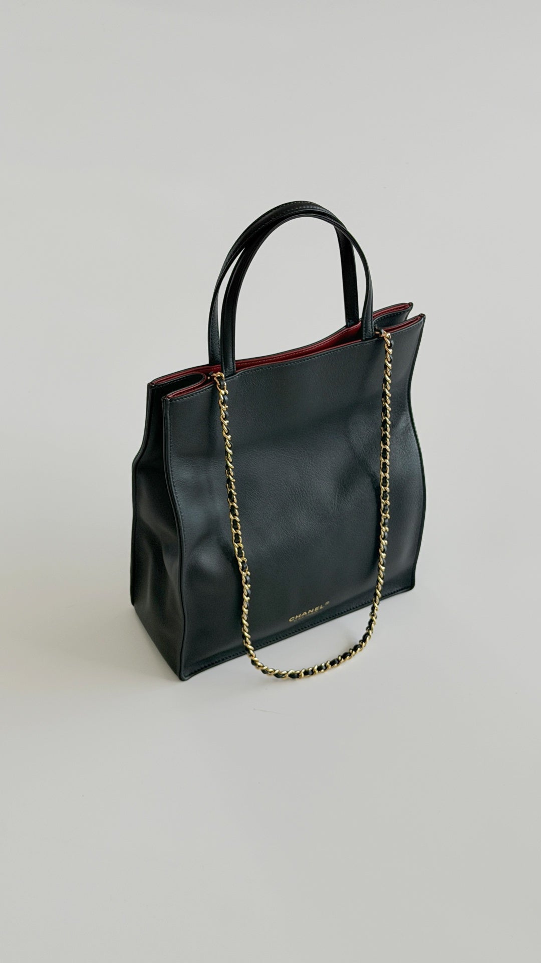 CC Métiers d’art 2026 Small Shopping Bag Black Calfskin