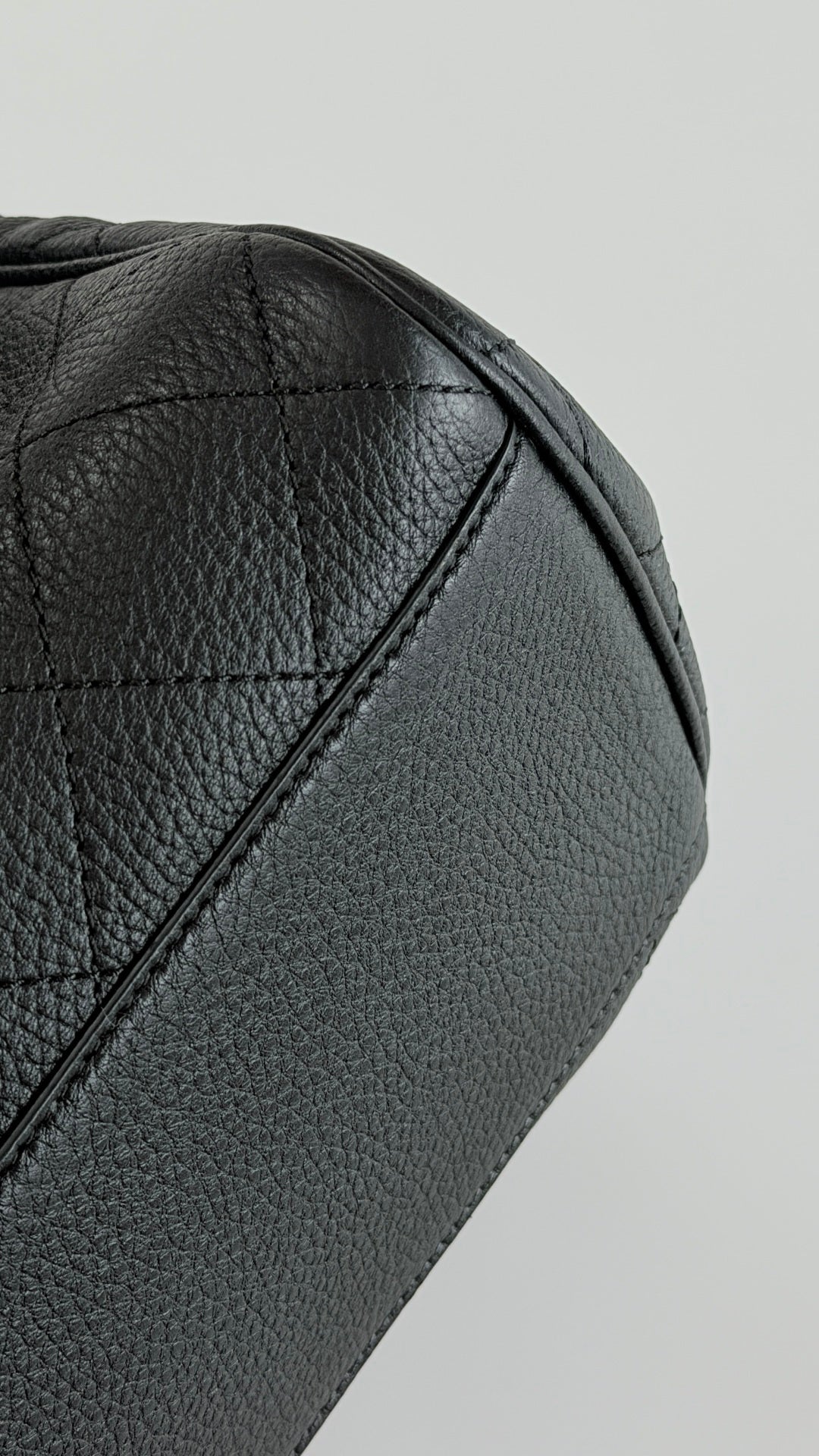 Chanel 2026 Shopping Bag 38cm Black Calfskin