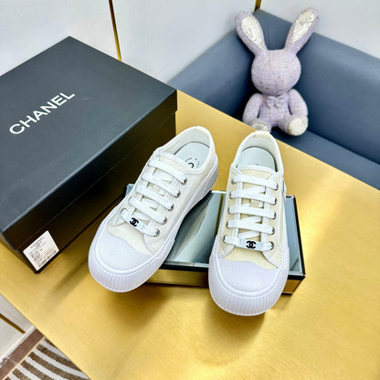 Chanel 2026 Casual Sneakers Waterproof Fabric Sheepskin 832622