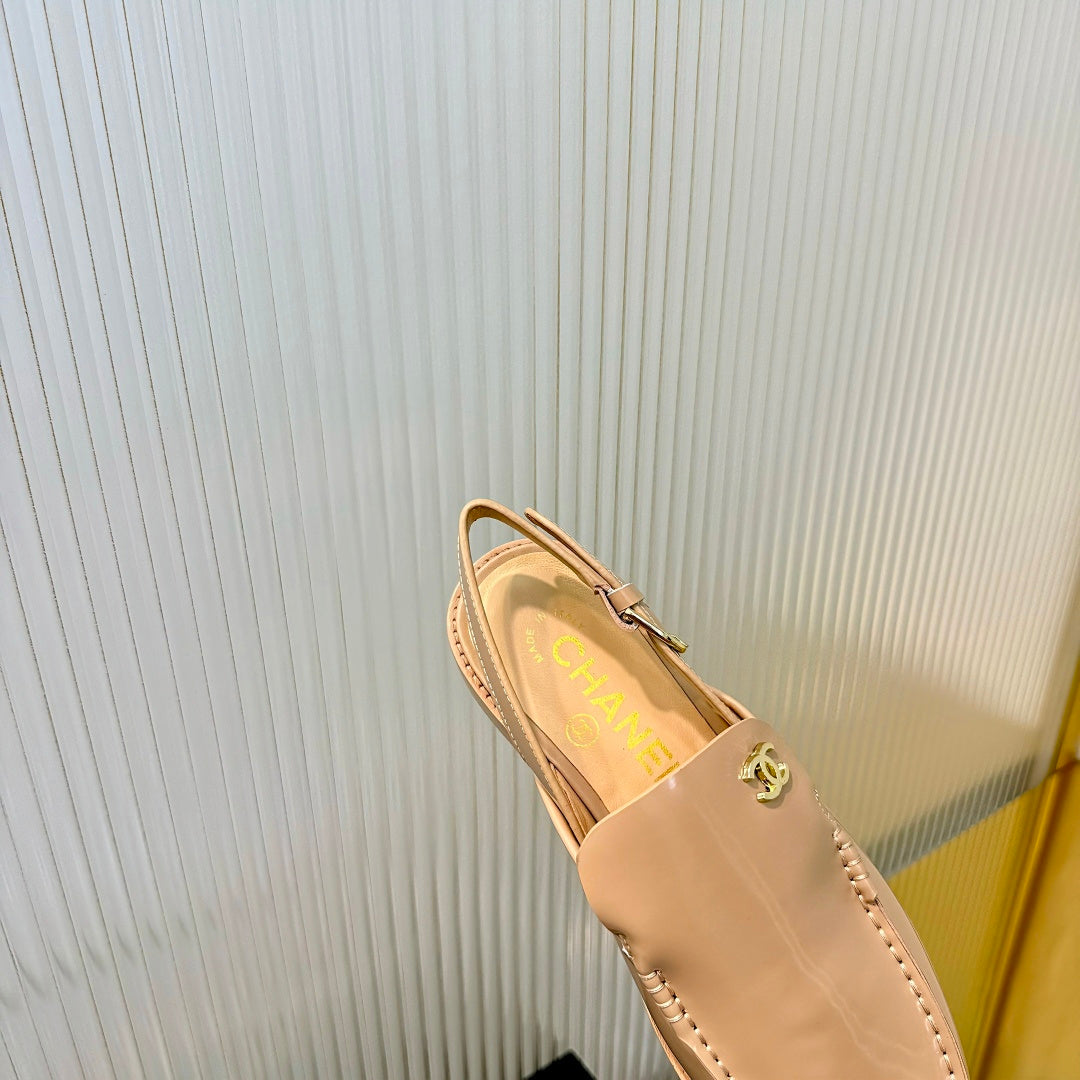 Chanel 2026  Slingback Loafers 35mm Shiny Calfskin 780968