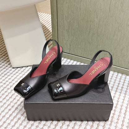 CC 26s Mary Jane Sandals 90mm Patent Leather Sheepskin