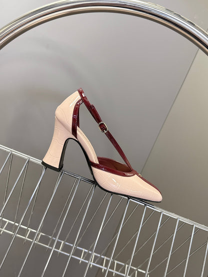 Chanel 2026 Mary Jane Slingback 85mm Patent Calfskin 895338