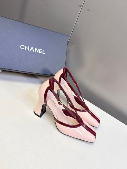 Chanel 2026 Mary Jane Slingback 85mm Patent Calfskin 895338