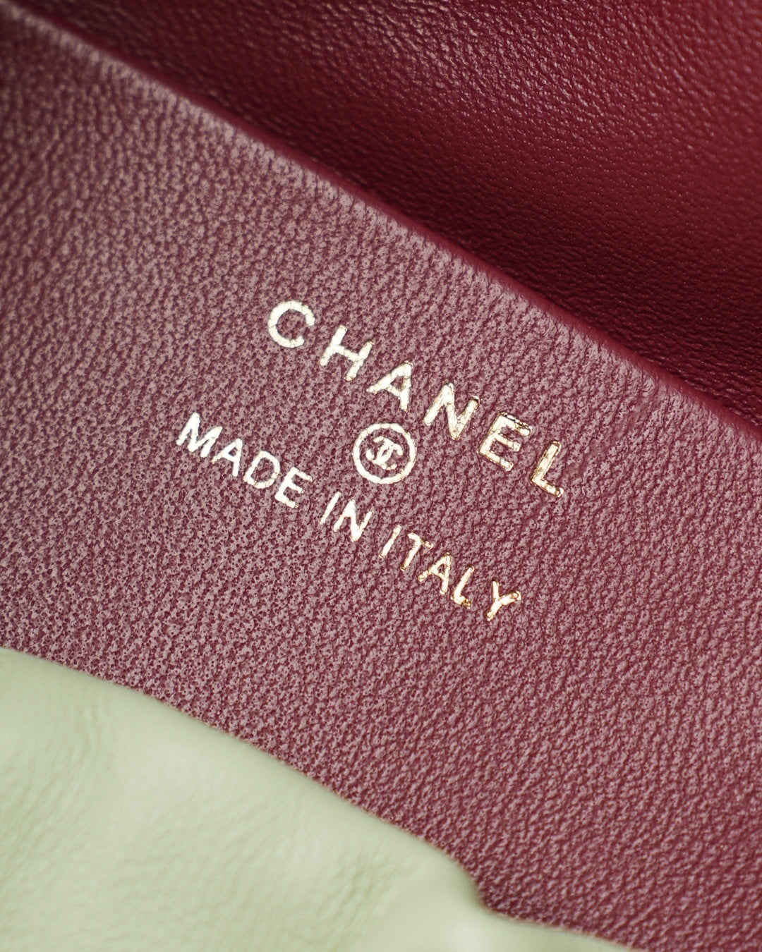 Chanel 26 Drawstring Bag  Light Green Lambskin