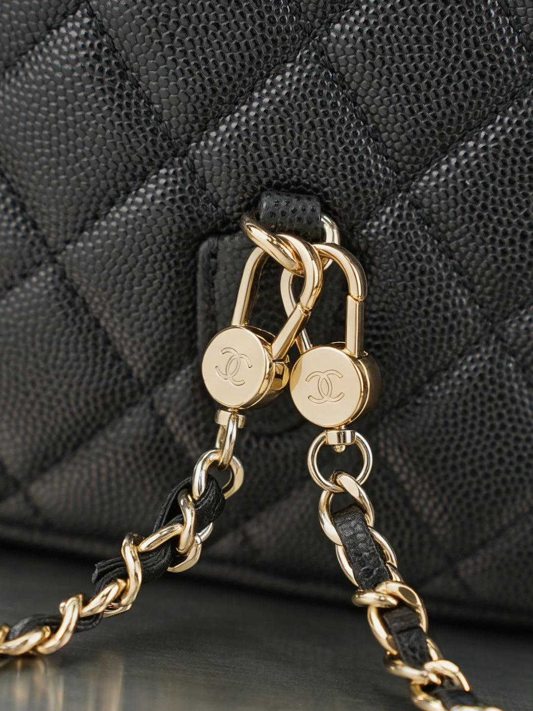 Chanel 2026 Mini Backpack 18cm Black And White leather