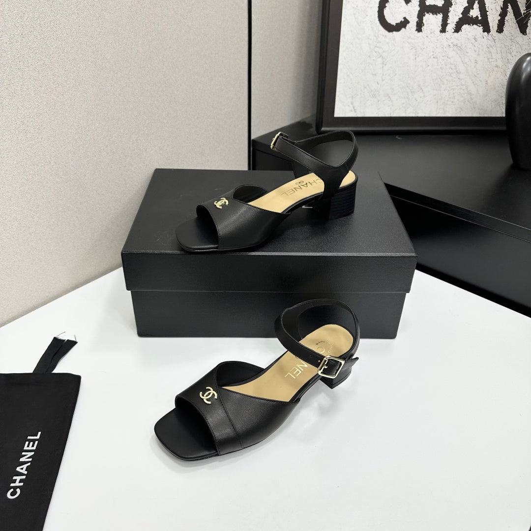 CC 2026 Mary Jane Sandals 45 Black Cowhide 668114
